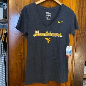 WVU Mountaineers  Nike v neck